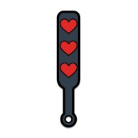 Pin de Emblema de Juguete Sexual Corazones de Wood Rocket