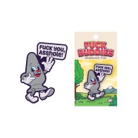 Pin Fuck Buddies Gris de Wood Rocket