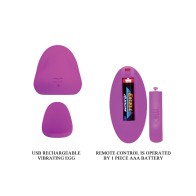 Pretty Love Romance Lisa Magnetic Panty Vibrator Fuchsia