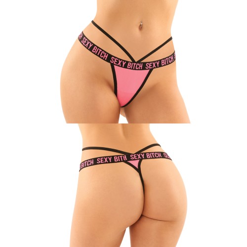 Vibes Buddy Sexy Bitch Lace Panty Set