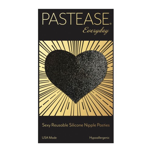 Pastease Reusable Liquid Heart Black O S