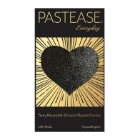 Pastease Reusable Liquid Heart Black O S