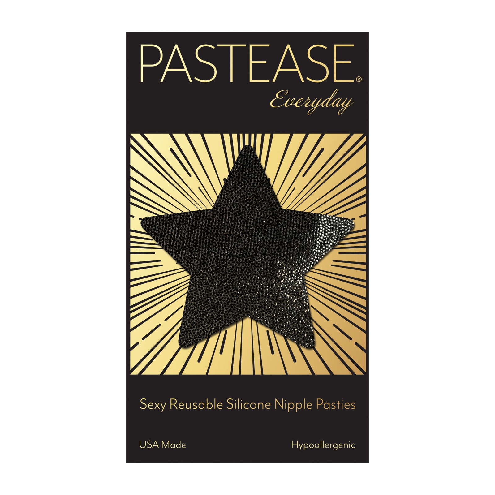 Pastease Reusable Liquid Star - Black O/S