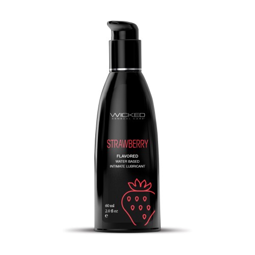 Lubricante a Base de Agua Wicked Fresa