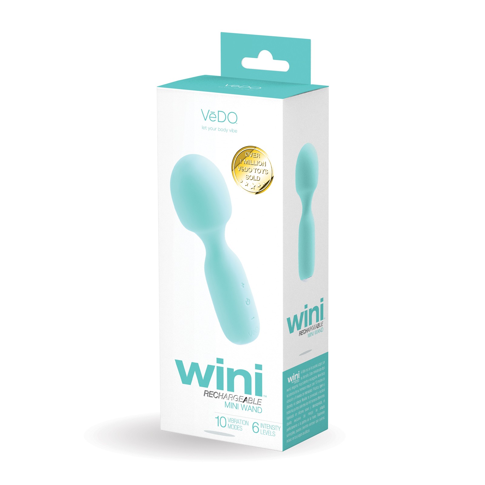 VeDO Wini Rechargeable Mini Wand Turquoise