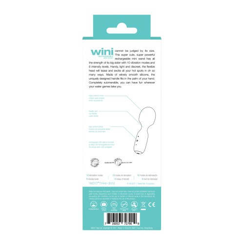 VeDO Wini Rechargeable Mini Wand Turquoise