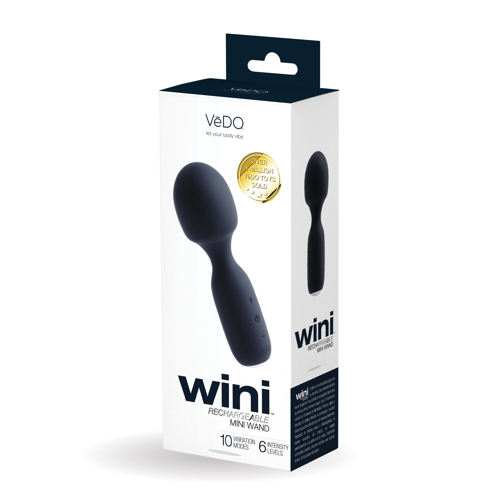 Varita Mini Recargable VeDO Wini - Negra