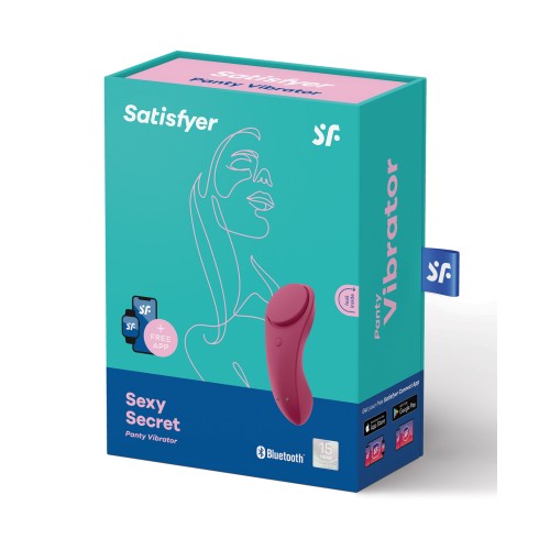 Satisfyer Sexy Secret Panty Vibrator Red Wine