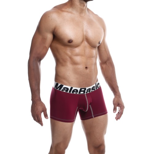 Burgundy Men's Performance Boxer Brief for Comfort