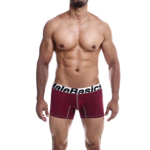 Burgundy Men's Performance Boxer Brief for Comfort