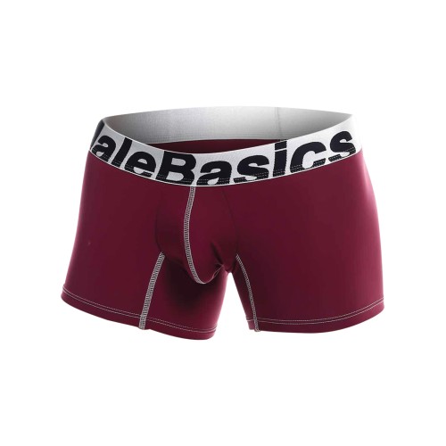 Burgundy Men's Performance Boxer Brief for Comfort