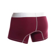 Burgundy Men's Performance Boxer Brief for Comfort