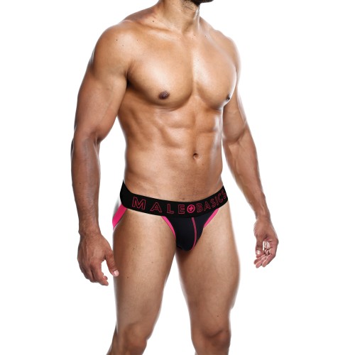 Male Basics Jockstrap Neon Coral XL