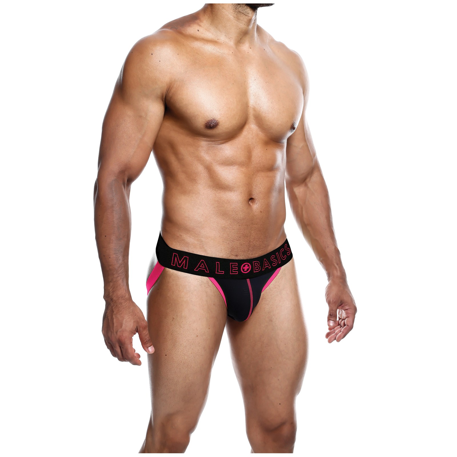 Male Basics Jockstrap Neon Coral XL