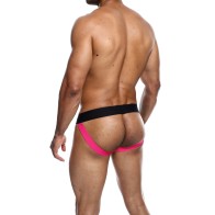 Male Basics Jockstrap Neon Coral XL