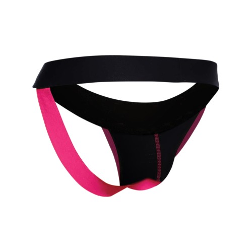 Male Basics Jockstrap Neon Coral XL