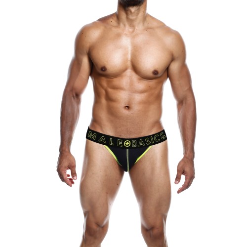 Male Basics Neon Jockstrap Neon Yellow SM