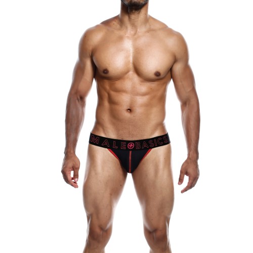 Jockstrap Rojo Neon para Hombre SM - Ropa Interior Sexy y Transpirable