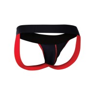 Jockstrap Rojo Neon para Hombre SM - Ropa Interior Sexy y Transpirable