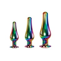 Evolved Rainbow Metal Plug Set