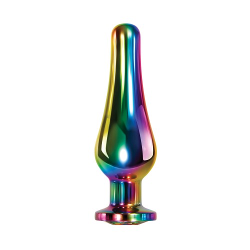 Evolved Medium Rainbow Metal Anal Plug