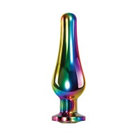 Evolved Medium Rainbow Metal Anal Plug