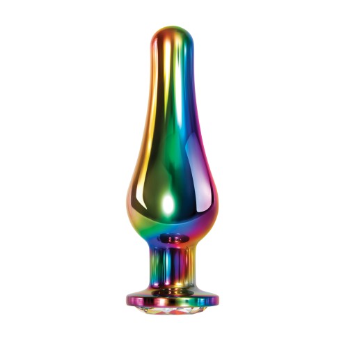 Evolved Large Rainbow Anal Plug for Playful Pleasure