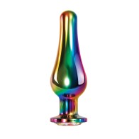 Evolved Large Rainbow Anal Plug for Playful Pleasure