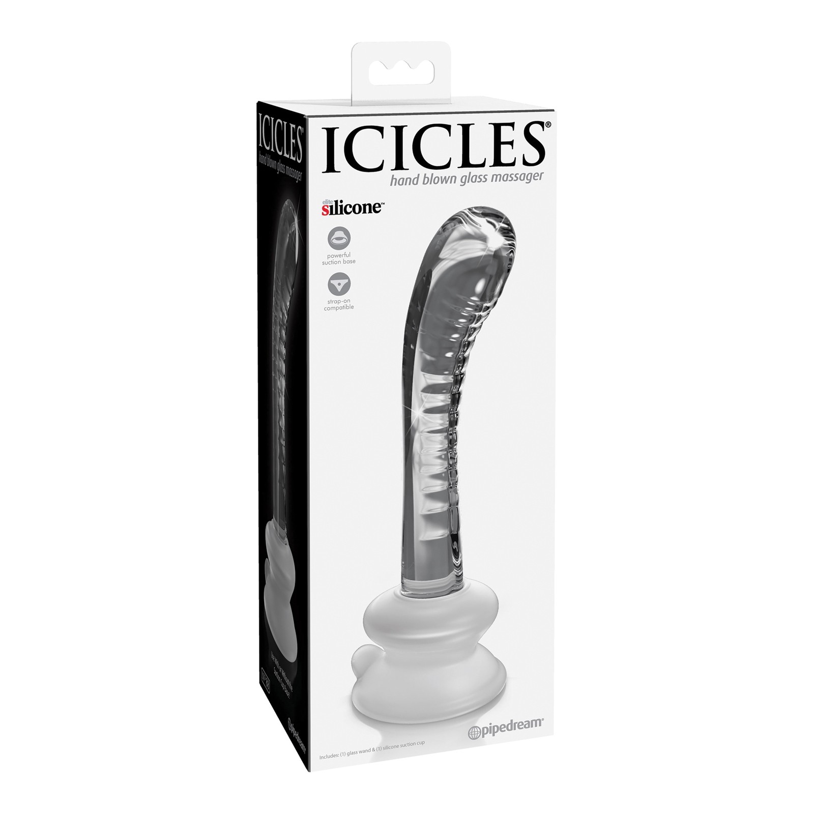 Masajeador G-Spot Icicles No. 88 con Ventosa