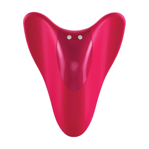 Satisfyer High Fly Finger Vibrator Red