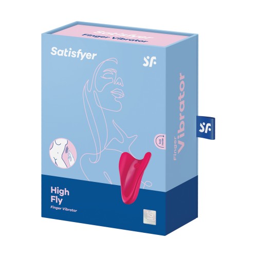 Vibrador de Dedo Satisfyer High Fly Rojo