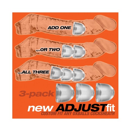 Oxballs Adjustfit Inserts for Cocksheath - Pack of 3