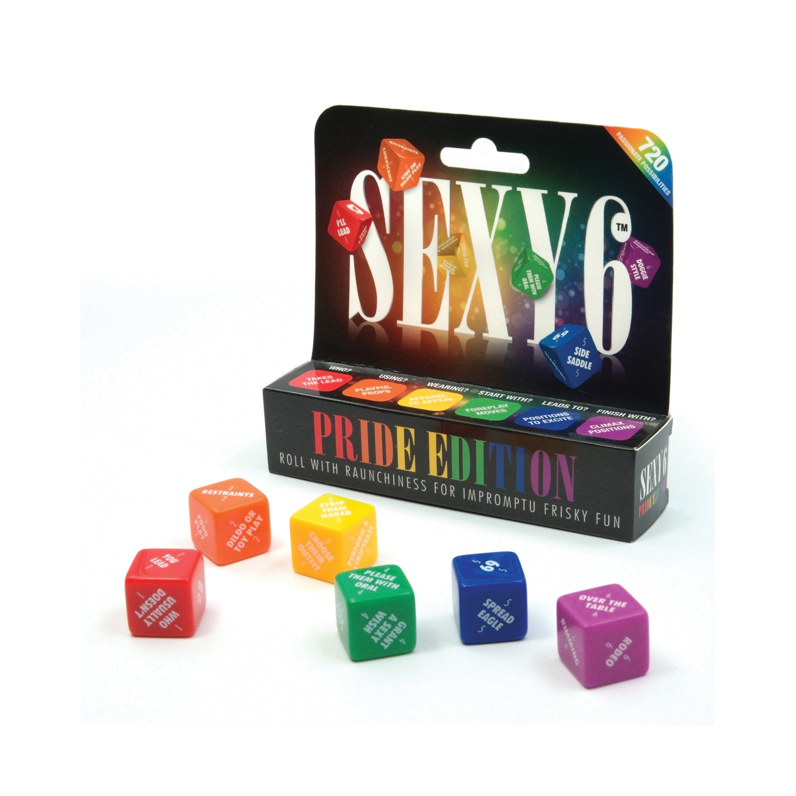 Juego de Dados Sexy 6 - Diversión para Cada Ocasión