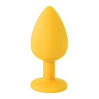 The 9's Booty Talk Butt Plug Yellow