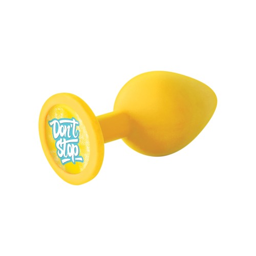 The 9's Booty Talk Butt Plug Yellow