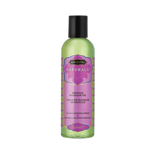 Kama Sutra Naturals Massage Oil Island Passion Berry Scent 2oz