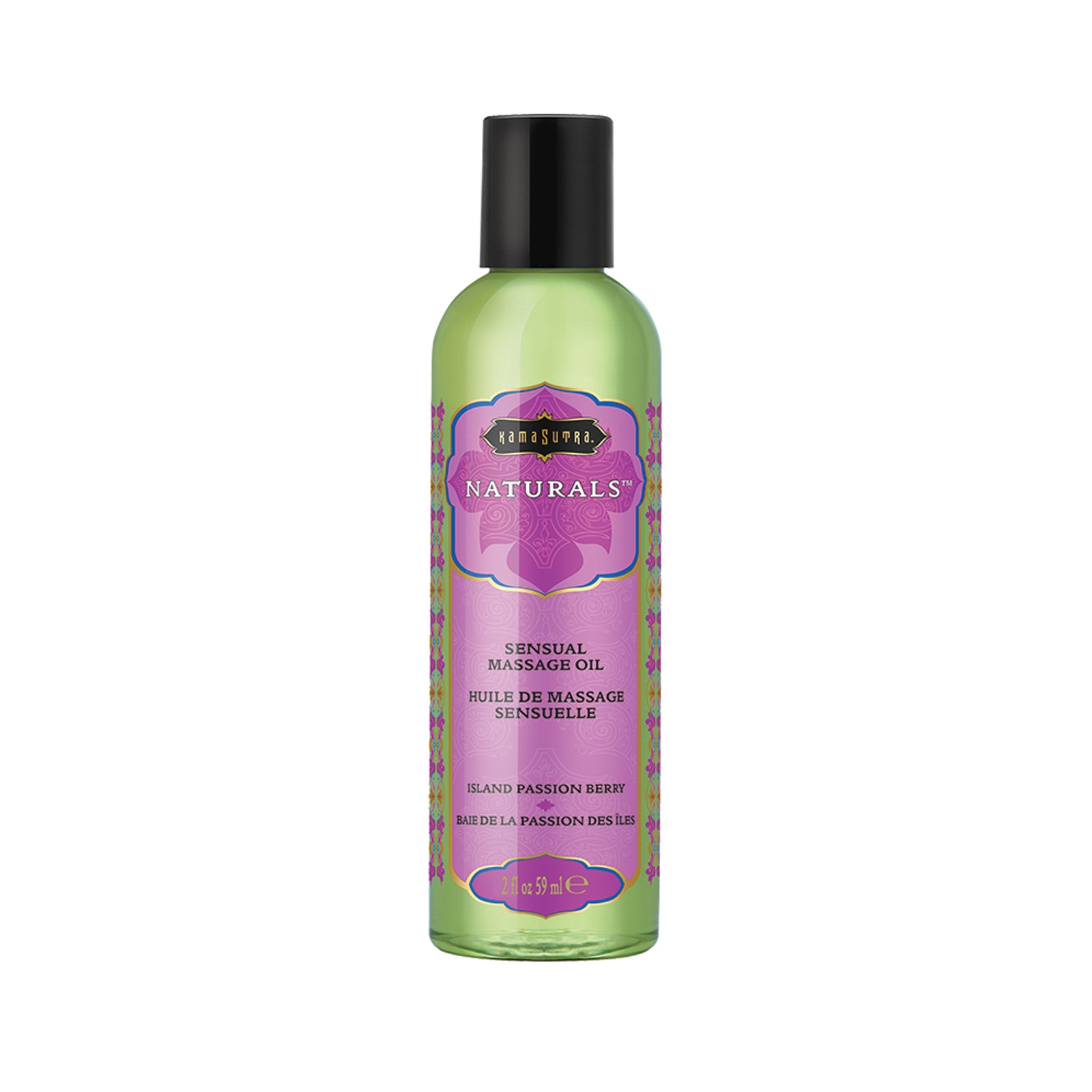 Kama Sutra Naturals Massage Oil Island Passion Berry Scent 2oz