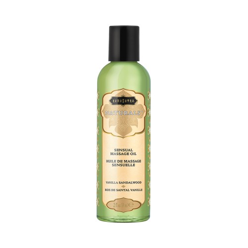 Kama Sutra Naturals Massage Oil 2 oz Vanilla Sandalwood