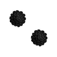 Neva Nude Burlesque Nightfall Roses Pasties Black O/S