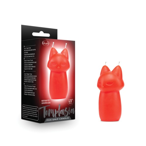 Vela Drip Temptasia Fox Roja - Experiencia Sensorial