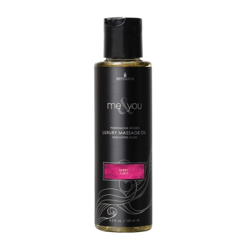 Sensuva Me You Berry Flirty Massage Oil