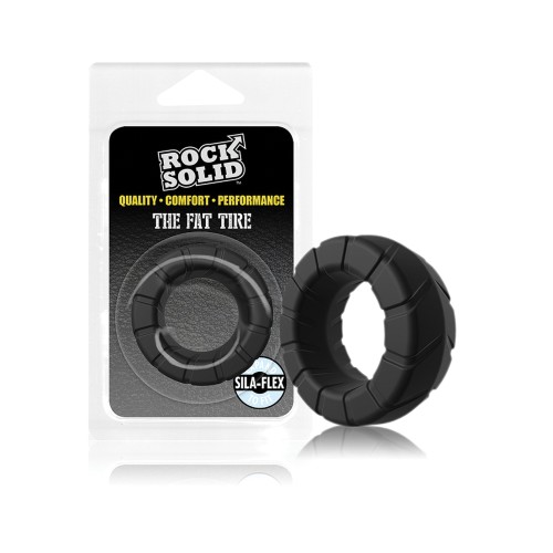 Anillo Rock Solid Fat Tire Negro - Placer Definitivo