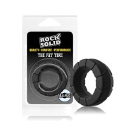 Anillo Rock Solid Fat Tire Negro - Placer Definitivo