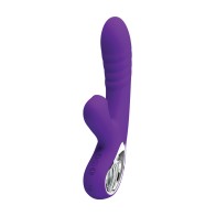 Pretty Love Jersey Sucking and Vibrating Rabbit - Purple