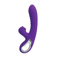 Conejito Vibrador y Succionador Jersey Pretty Love - Morado