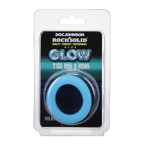 Anillo Big O Glow in the Dark Rock Solid Azul