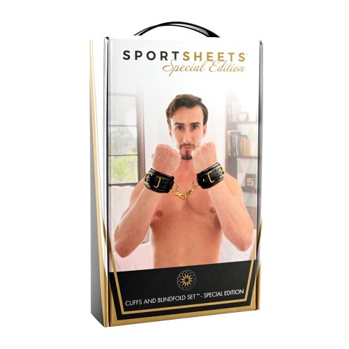 Sportsheets Cuffs Blindfold Set Special Edition