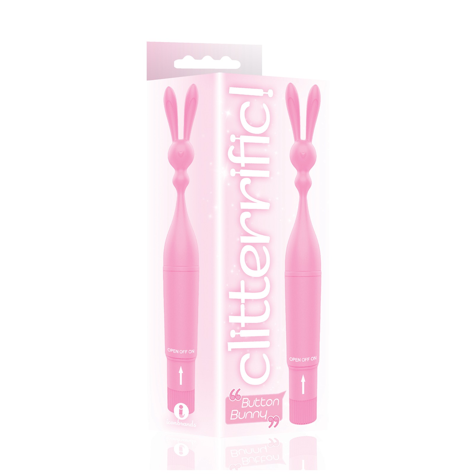 The 9s Clitterific Button Bunny Pink