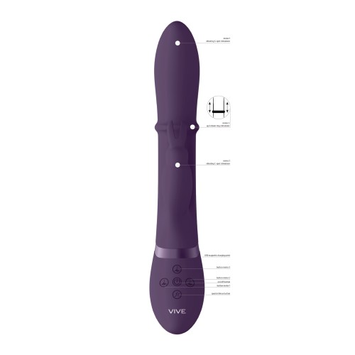 Shots Vive Halo G-Spot Rabbit Purple