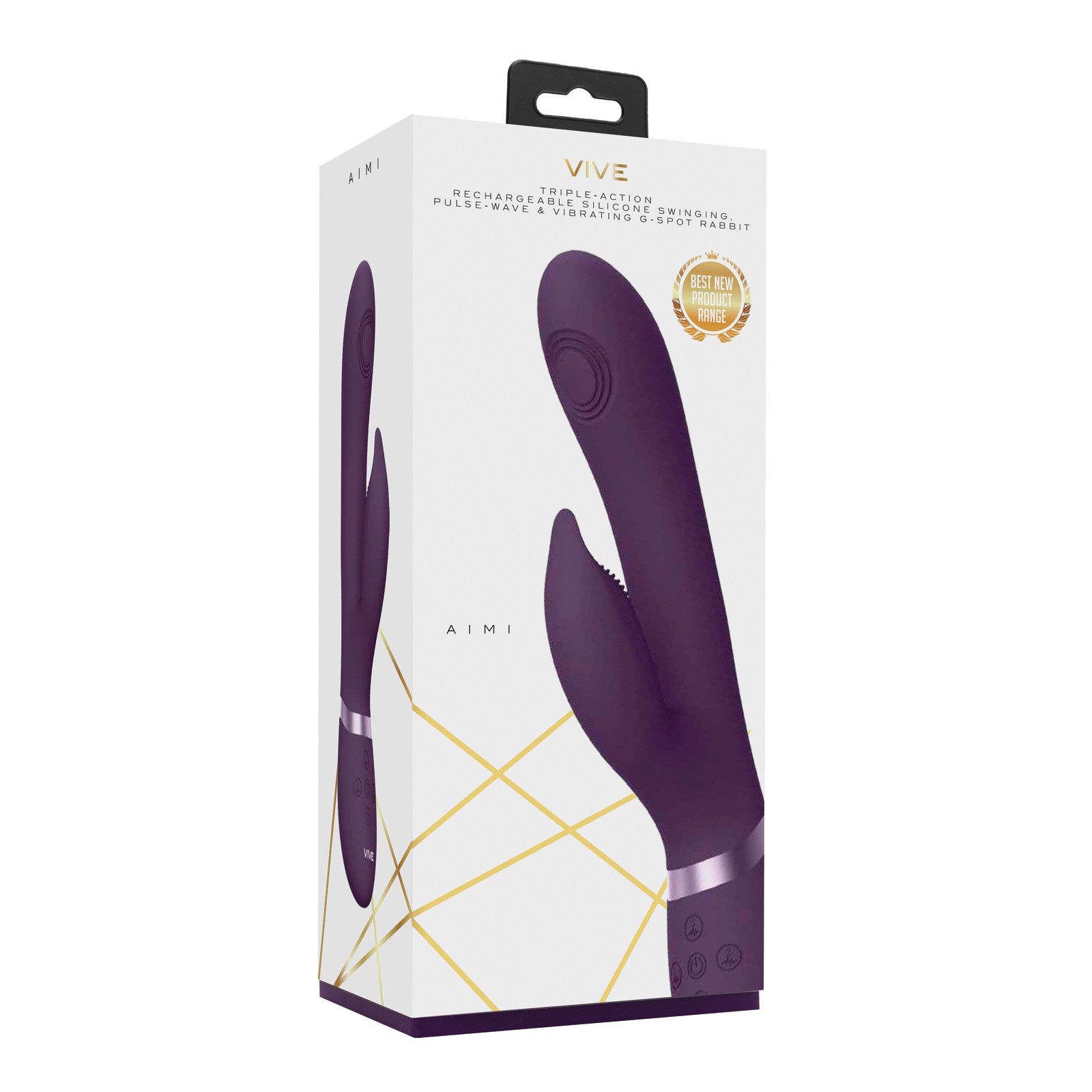 Shots Vive Aimi Pulse G-Spot Rabbit - Purple